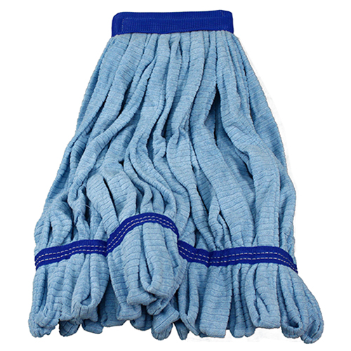 Mop Wet Tube Microfiber Med Blue, Case Of 12 (LF0002)
