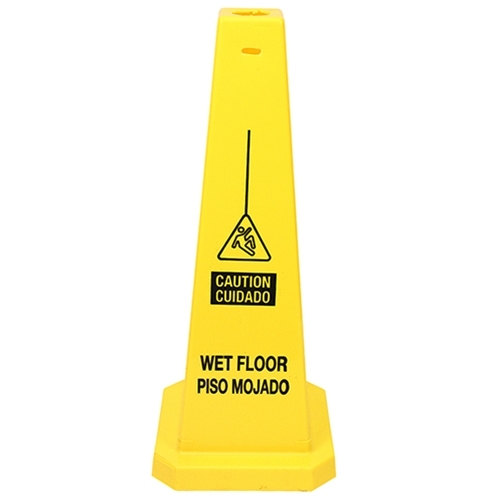 Sign 25 Inch Caution Wet Floor, Case Of 5 (23816)