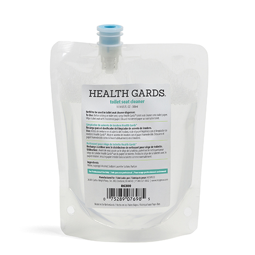 Health Gards Toilet Seat Cleaner, Pleasant Scent, Clear, 300 Ml, 6/bx, 6bx/cs, Box Of 6 (86300)