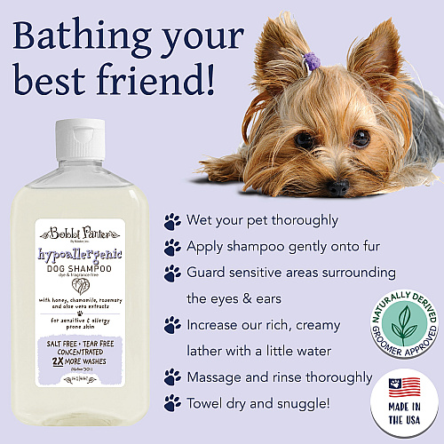 Bobbi Panter Botanicals Hypoallergenic Dog Shampoo Rosemary (14oz) - Case Of 12 (BP00056-CS)