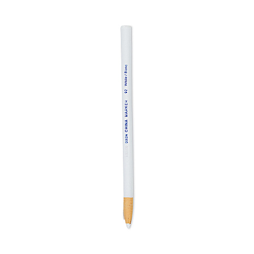 Dixon China Marker, White, Dozen (00092)