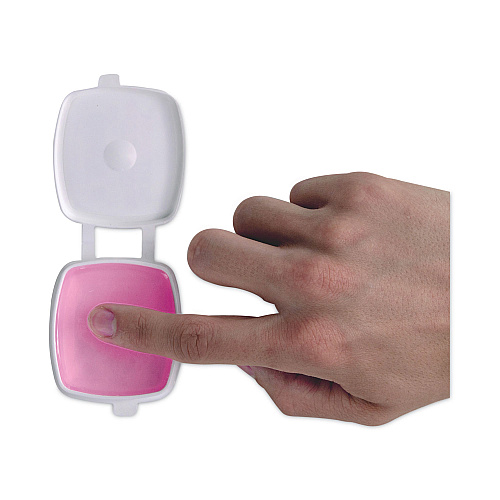 LEE Sortkwik Fingertip Moisteners, 1 oz, Pink (10400)