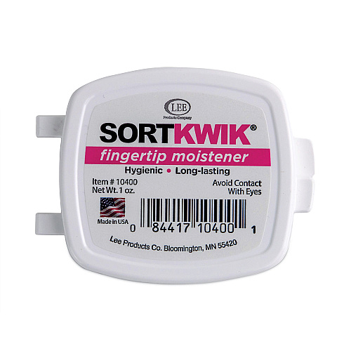 LEE Sortkwik Fingertip Moisteners, 1 oz, Pink (10400)
