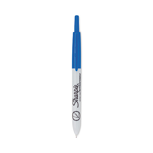 Sharpie Retractable Permanent Marker, Extra-Fine Needle Tip, Blue (1735792)