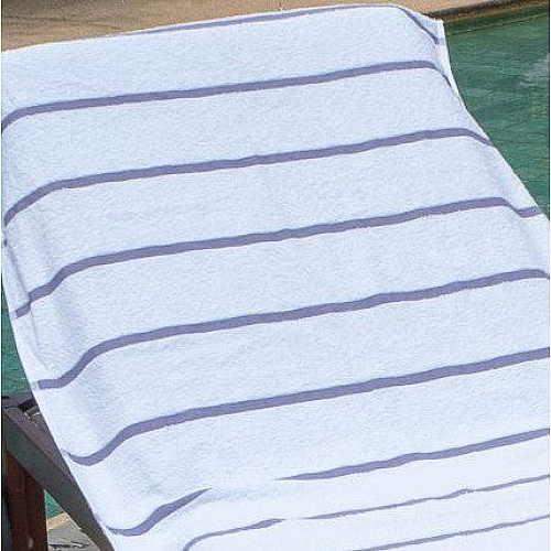 Las Rayas Chaise Cover 30x85 Light Grey - Case Of 12 (CC-HS3085LG-2PK-CS)