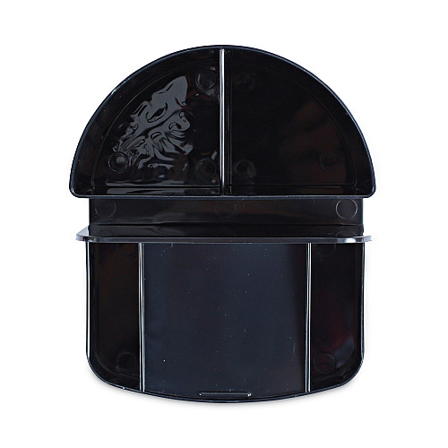 Universal Deluxe Message Center, 6 Compartments, Plastic, 5.5 x 6.75 x 5, Black (UNV08110)