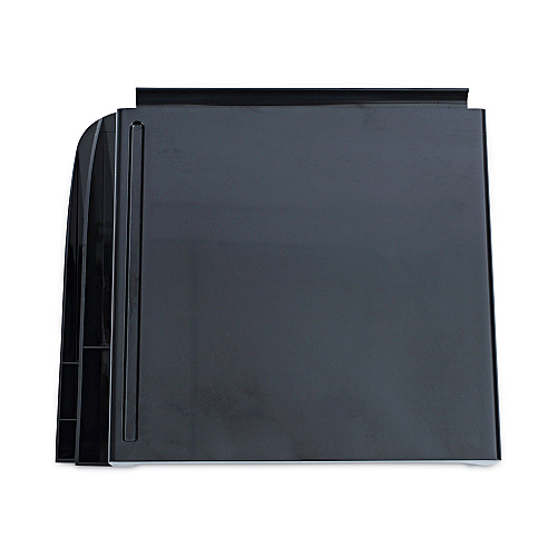 Universal Recycled Telephone Stand and Message Center, 12.25 x 10.5 x 5.25, Black (UNV08116)