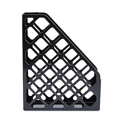 Universal Recycled Plastic Magazine File, 3 x 10 x 11.88, Black (UNV08118)