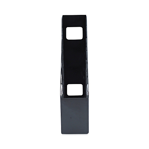 Universal Recycled Plastic Magazine File, 3 x 10 x 11.88, Black (UNV08118)