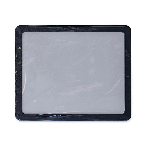 Universal Recycled Cubicle Dry Erase Board, 15.88 x 12.88, White Surface, Charcoal Plastic Frame (UNV08165)