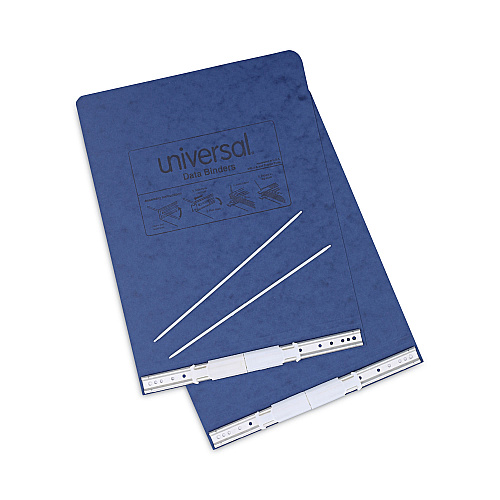 Universal Pressboard Hanging Binder, 2 Posts, 6" Capacity, 9.5 x 11, Blue (UNV15432)