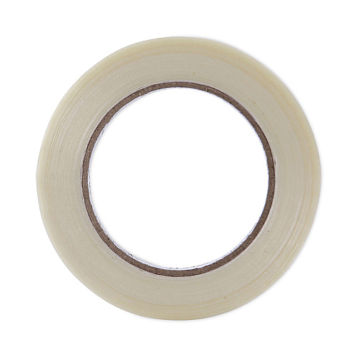 Universal 120# Utility Grade Filament Tape, 3" Core, 18 mm x 54.8 m, Clear (UNV30018)