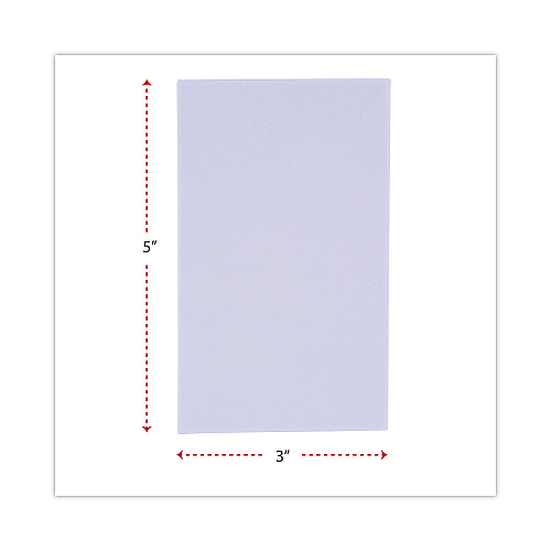 Universal Scratch Pad Value Pack, Unruled, 3 x 5, White, 100 Sheets, 180/Carton (UNV35623)