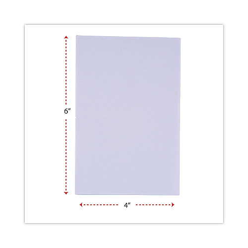 Universal Scratch Pad Value Pack, Unruled, 4 x 6, White, 100 Sheets, 120/Carton (UNV35624)