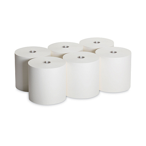 Georgia Pacific Professional Hardwound Roll Paper Towel, Nonperforated, 1-Ply, 7.87" x 1,000 ft, White, 6 Rolls/Carton (26470)