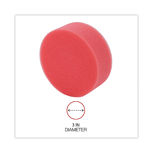 Universal Sponge Cup Moistener, 3" Diameter, Clear (UNV56503)