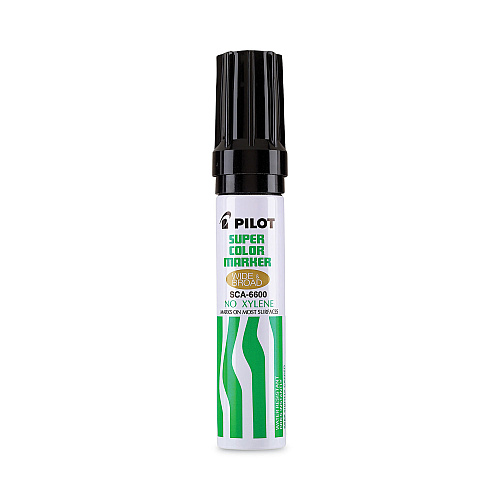 Pilot Jumbo Refillable Permanent Marker, Broad Chisel Tip, Black (45100)