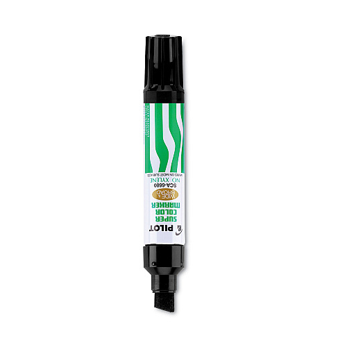 Pilot Jumbo Refillable Permanent Marker, Broad Chisel Tip, Black (45100)