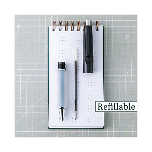 Pilot Dr. Grip Ballpoint Pen, Retractable, Medium 1 mm, Blue Ink, Navy Barrel (36101)