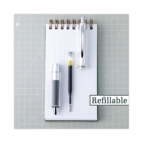 Refill for Pilot Dr. Grip Center of Gravity Ballpoint Pens, Medium Conical Tip, Black Ink, 2/Pack (77271)