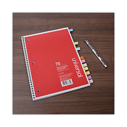 Universal Self-Stick Page Tabs, 0.5" x 1.75", Assorted Colors, 500/Pack (UNV99026)