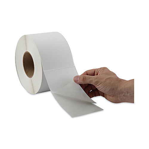 Universal Thermal Transfer Blank Shipping Labels, Label Printers, 4 x 6, White, 1,000/Roll, 4 Rolls/Carton (UNV598342)