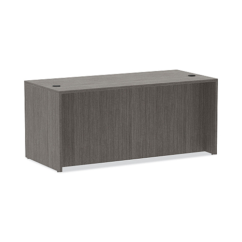 Alera Valencia Series Straight Front Desk Shell, 65" x 29.5" x 29.63", Gray (ALEVA216630GY)