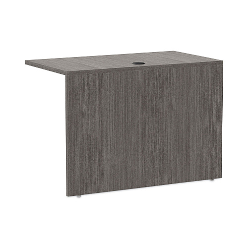 Alera Valencia Series Reversible Return/Bridge Shell, 42w x 23.63d x 29.5h, Gray (ALEVA354224GY)