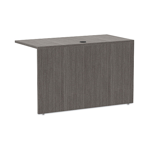 Alera Valencia Series Reversible Return/Bridge Shell, 47.25w x 23.63d x 29.5h, Gray (ALEVA354824GY)