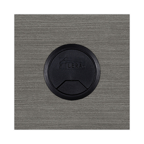 Alera Valencia Series Reversible Return/Bridge Shell, 47.25w x 23.63d x 29.5h, Gray (ALEVA354824GY)