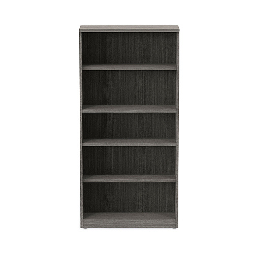 Alera Valencia Series Bookcase, Five-Shelf, 31.75w x 14d x 64.75h, Gray (ALEVA636632GY)