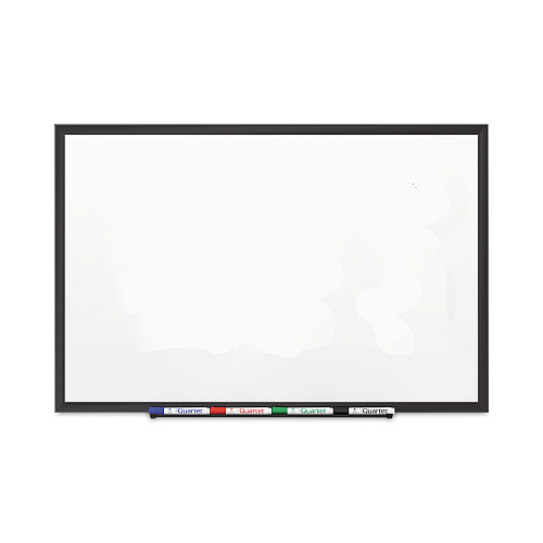 Quartet Classic Series Porcelain Magnetic Dry Erase Board, 72 x 48, White Surface, Black Aluminum Frame (2547B)