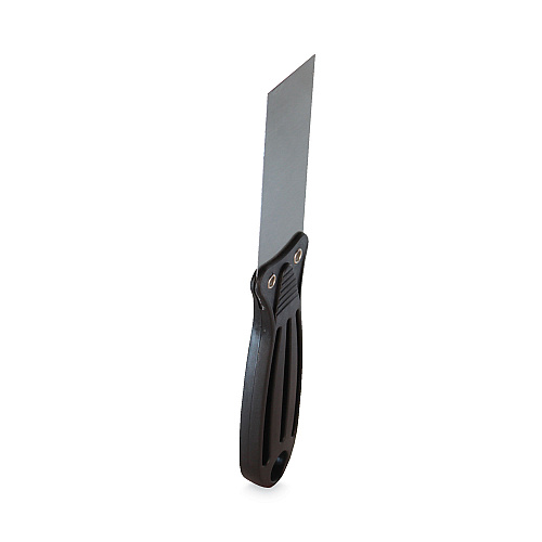 TOLCO Putty Knife, 1.5" Wide, Carbon Steel Blade, Flexible Handle, Black/Silver, 24/Carton (280106)