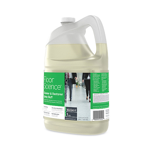 Diversey Floor Science Cleaner/Restorer Spray Buff, Citrus Scent, 1 gal Bottle, 4/Carton (CBD540458)