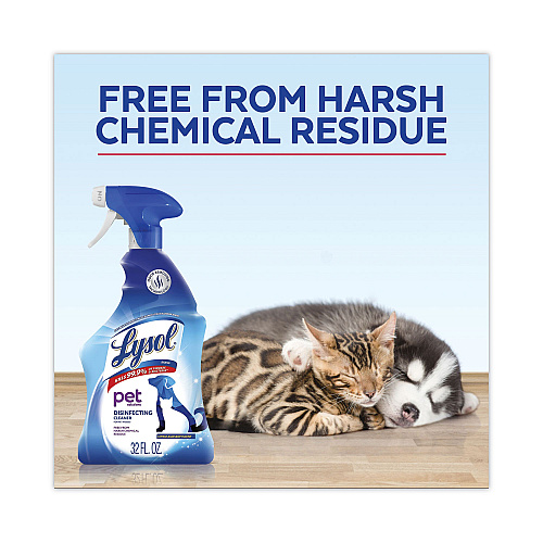 Lysol&reg; Pet Solutions Disinfecting Cleaner, Citrus Blossom, 32 oz Trigger Bottle, 9/Carton (99653CT)