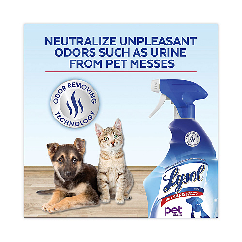 Lysol&reg; Pet Solutions Disinfecting Cleaner, Citrus Blossom, 32 oz Trigger Bottle, 9/Carton (99653CT)