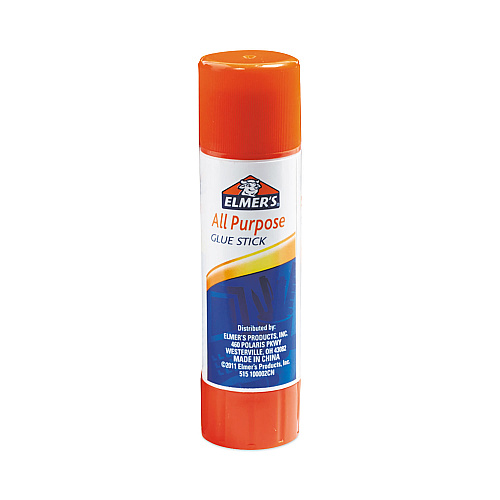 Elmer's Disappearing Glue Stick, 0.77 oz, Applies White, Dries Clear, 12/Pack (E517)