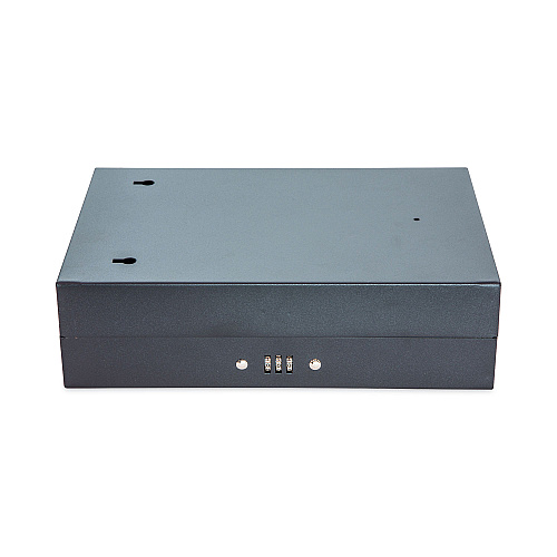 CONTROLTEK Combination Lockable Key Cabinet, 28-Key, Metal, Black, 7.75 x 3.25 x 11.5 (500127)