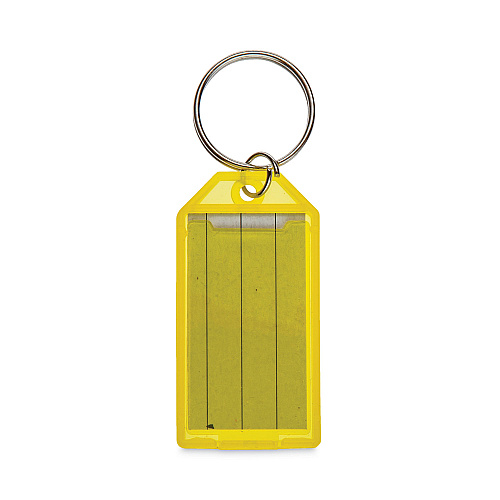 CONTROLTEK Key Tags, Metal/Plastic, Green/Orange/Purple/Yellow, 4/Pack (500135)