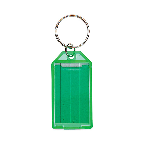 CONTROLTEK Key Tags, Metal/Plastic, Green/Orange/Purple/Yellow, 4/Pack (500135)