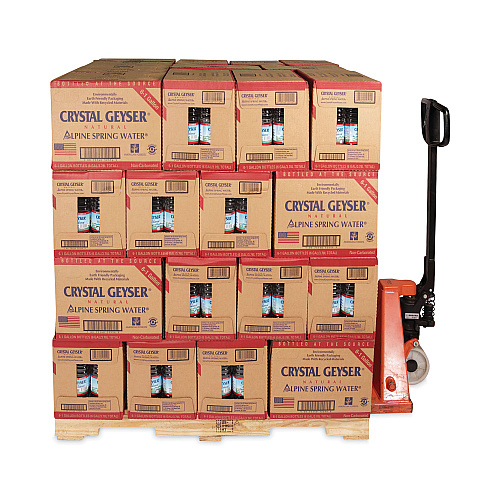 Crystal Geyser Alpine Spring Water, 1 Gal Bottle, 6/Carton, 48 Cartons/Pallet (12514)