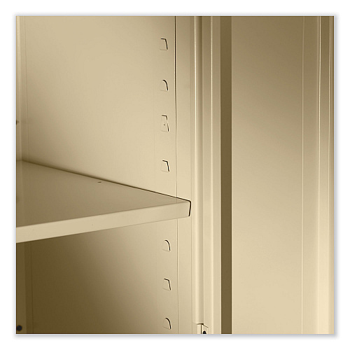 Tennsco 72" High Standard Cabinet (Assembled), 30w x 15d x 72h, Black (7215BLK)