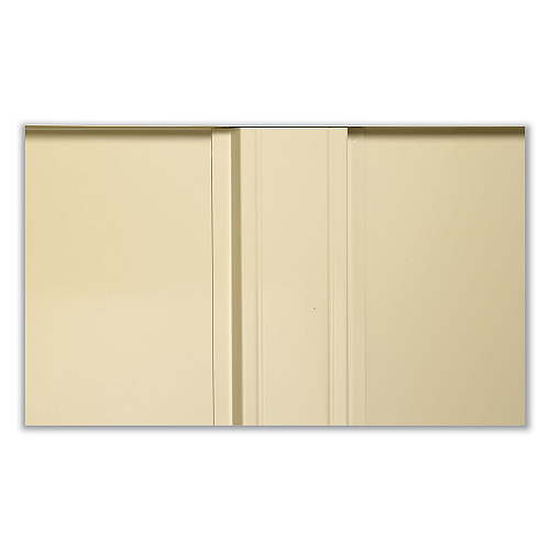 Tennsco Janitorial Cabinet, 36w x 18d x 64h, Putty (JAN6618DHPY)