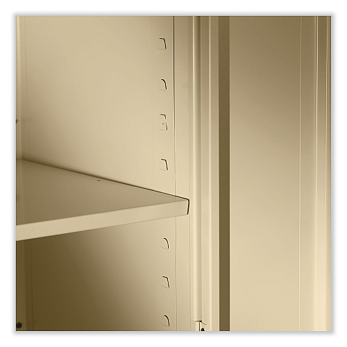 Tennsco 72" High Standard Cabinet (Unassembled), 36w x 24d x 72h, Black (1480BK)