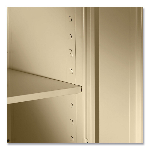 Tennsco 78" High Deluxe Cabinet, 36w x 24d x 78h, Light Gray (2470LGY)