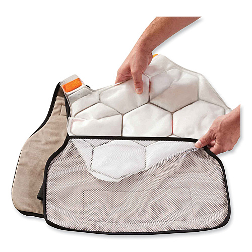 ergodyne Chill-Its 6220 Phase Change Cooling Vest Charge Packs, Small/Medium, 12 x 16.25 (12201)