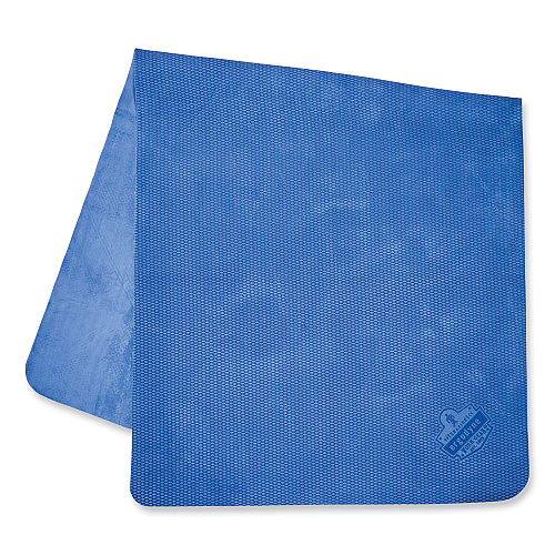 ergodyne Chill-Its 6601 Economy Evaporative PVA Cooling Towel, 29.5 x 13, One Size Fits Most, PVA, Blue (12411)