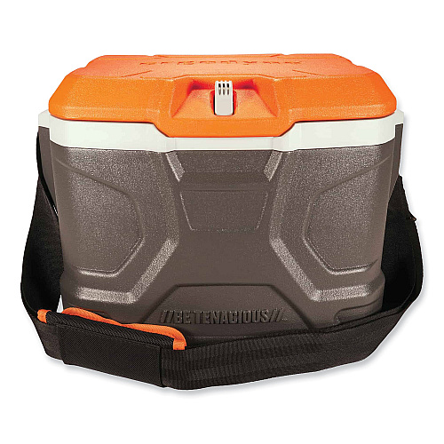 ergodyne Chill-Its 5170 17-Quart Industrial Hard Sided Cooler, Orange/Gray, 30/Pallet (13172)