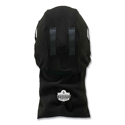 ergodyne N-Ferno 6826 2-Piece Fleece Balaclava Face Mask, One Size Fits Most, Black (16826)