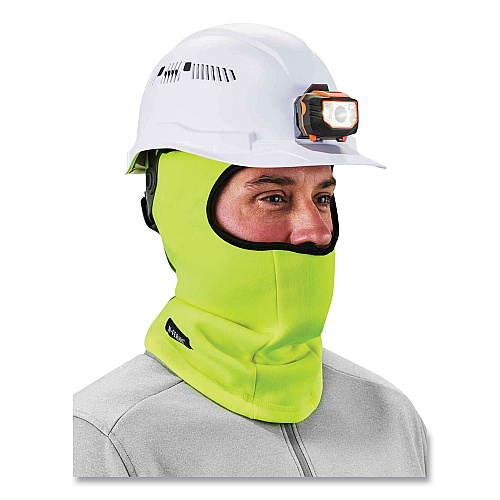 ergodyne N-Ferno 6821 Fleece Balaclava Face Mask, One Size Fits Most, Lime (16829)